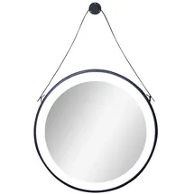 SANOTECHNIK Spiegel, Mit Indirekter Beleuchtung Hanger 60x60 cm schwarz