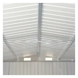 vidaXL Geräteschuppen 5,66 x 2,45 m grün