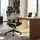 Ergo Office Ergonomischer Bürostuhl Netzstoff Schwarz