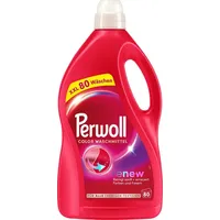 Perwoll Color Waschmittel (80 Waschladungen), Feinwaschmittel reinigt sanft und erneuert Farben und Fasern, für alle farbigen Textilien, Color Waschmittel mit Dreifach-Renew-Technologie