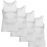 Ammann Doppelripp Unterhemden 4er Pack Herren Unterhemd