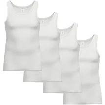 Ammann Doppelripp Unterhemden 4er Pack Herren Unterhemd