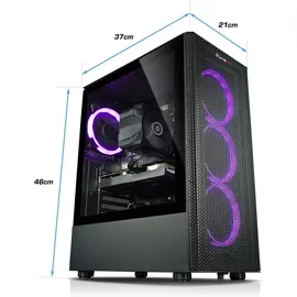 kiebel.de Tricera V Gaming-PC AMD Ryzen 5 5500 4,0 GHz 16 GB RAM 500 GB SSD GeForce RTX 3050 Win 11