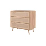 Finori Kommode Bali 80 x 80 x 40 cm Braun / Mehrfarbig