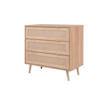 Finori Kommode Bali 80 x 80 x 40 cm Braun / Mehrfarbig