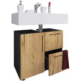 VCM Waschbeckenunterschrank Flandu 61 x 51 x 32 cm Beige