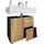 VCM Waschbeckenunterschrank Flandu 61 x 51 x 32 cm Beige