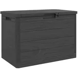 vidaXL Outdoor-Kissenbox Anthrazit 77,5x44,5x53 cm Polypropylen
