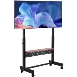 VEVOR TV-Rollständer Fernsehständer Monitorständer für 1397-2540mm TVs