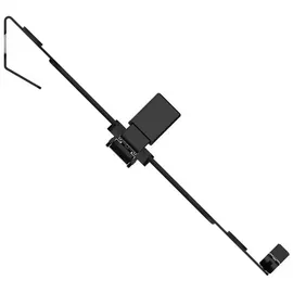 Vision Monitor Desk Post Dual Black