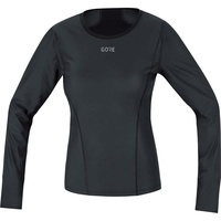 Gore Wear Winddichtes Damen Langarm-Unterzieh-Shirt, Multisport, GORE Windstopper, Schwarz, XL