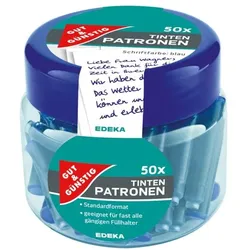 Gut & Günstig 50er-Pack Tintenpatronen blau blau
