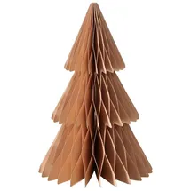 Boltze Favora Papierbaum Tanne beige 30 cm