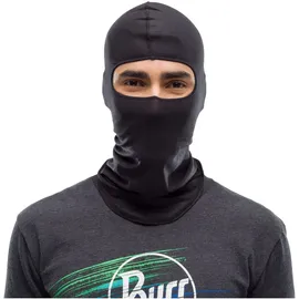 Buff Lightweight Merinowolle Balaclava Sturmhaube solid black