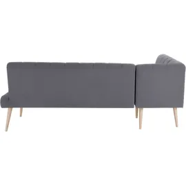 exxpo - sofa fashion Costa 157 x 92 x 245 cm Kunstleder langer Schenkel rechts delfin