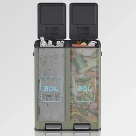 MAXCRAFT Mülleimer 60 l Grün