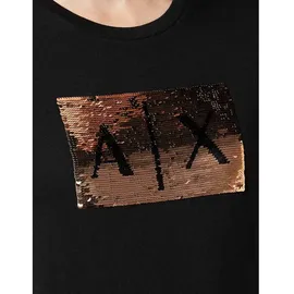 Giorgio Armani Armani Exchange Damen. 8NYTDLYJ73Z6231 Kurzarm-T-Shirt schwarz S