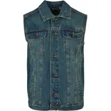URBAN CLASSICS Denim Weste Light Blue XL
