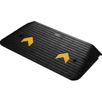 Wiltec Schwellenrampe bis 50 t, Rampe aus robustem Gummi