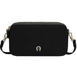 Aigner Diadora Handytasche, schwarz mit goldenen Details