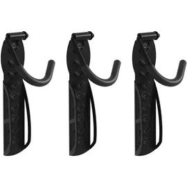 CANOPIA Fahrradhalterung für Gerätehaus Yukon 3er Set 26 x 11 cm Schwarz