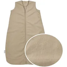 Meyco Baby Sommerschlafsack mit Leinen 0.5 Tog braun, 60