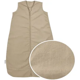 Meyco Baby Sommerschlafsack mit Leinen 0.5 Tog braun, 60