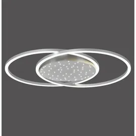 Paul Neuhaus LED-Deckenleuchte Yuki Stahlfarben 66,8 x 50 cm