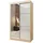 masseno Schwebetürenschrank VITALE 120 x 216 x 61 cm Braun