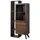 MASSIVMOEBEL24.DE Vitrine Sevilla 90 x 40 x 183 cm Braun