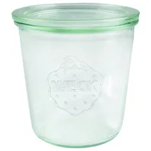 Dosen-Zentrale Weck Sturzglas 500 ml (Hochwertiges Einweck, Einmach Glas mit Glasdeckel; zum Einkochen; Hitzebeständig; Mikrowellengeeignet; Backofengeeignet; Rundrandglas) 742, 6 Stück
