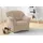 DOMO collection Sessel Sarafina Mikrofaser 102 x 83 x 81 cm Beige mit Federkern