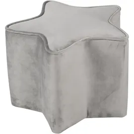 roba Kinderhocker Lil Sofa Sternform grau