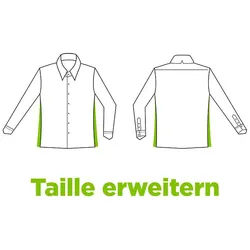 Taille erweitern um 2 cm je Seite