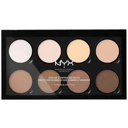 NYX Professional Makeup Pride Highlight & Contour Pro Palette Puder MULTI-COLOR 21.6 g Braun 