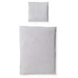Ehrenkind Renforcé Grau 155 x 220 cm + 80 x 80 cm