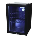 Gastro-Cool KW65 Getränkekühlschrank 62 Liter schwarz/schwarz, LED