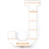 VCM Kinderregal Buchstabe J Holz weiß