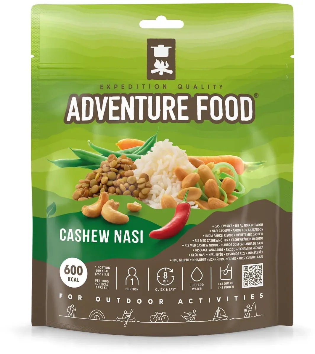 Adventure Food Cashew Nasi Trekkingnahrung 18tlg     