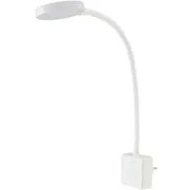 ChiliTec Steckdosenlampe CT-SEL LED Steckdosenleuchte 4W 300lm 4000k 36cm Schwannenhals dimmbar, mit Schwanenhals