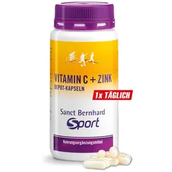 Aktiv3 Vitamin C + Zink Depot-Kapseln (180)