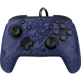 PDP Faceoff Deluxe + Audio Controller Blau Nintendo Switch