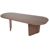 Skye Decor Ovalis Braun Nussbaum 130 x 65 x 40 cm