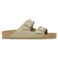 Birkenstock für Herren. 1027704 Leder-Sandalen Arizona (Normale Passform) khakigrün (40), Wohnung, Keine, Lässig