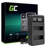 Green Cell PRO Green Cell® AHBBP-401 Akkuladegerät Batterie für Digitalkamera USB