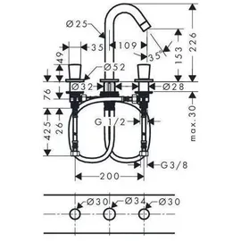 Hansgrohe Logis 150 Zweihandmischer (71133000)