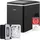 First Austria TZS First Austria Eiswürfelmaschine 1,8L Eiswürfelbereiter, Ice Cube Maker |1,8 L Wassertank LED Bedienpan... | Schwarz