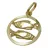 GALLAY Sternzeichen Fische Gold 9Kt