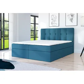 A&J MöbelLand ARNOR 200 x 200 cm Blau