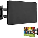 kwmobile 49-50" TV Outdoor TV Abdeckung - Fernseher Hülle Bildschirmschutz - Schutzhülle wetterfest - Schwarz